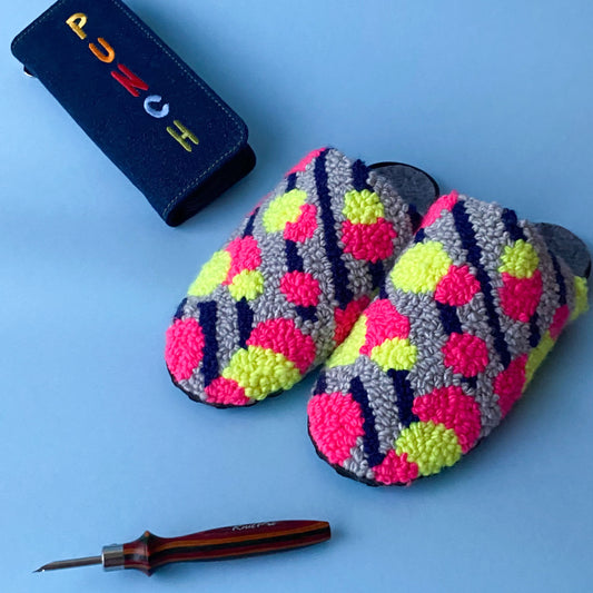 tutorial pantuflas punch paso a paso pdf + video