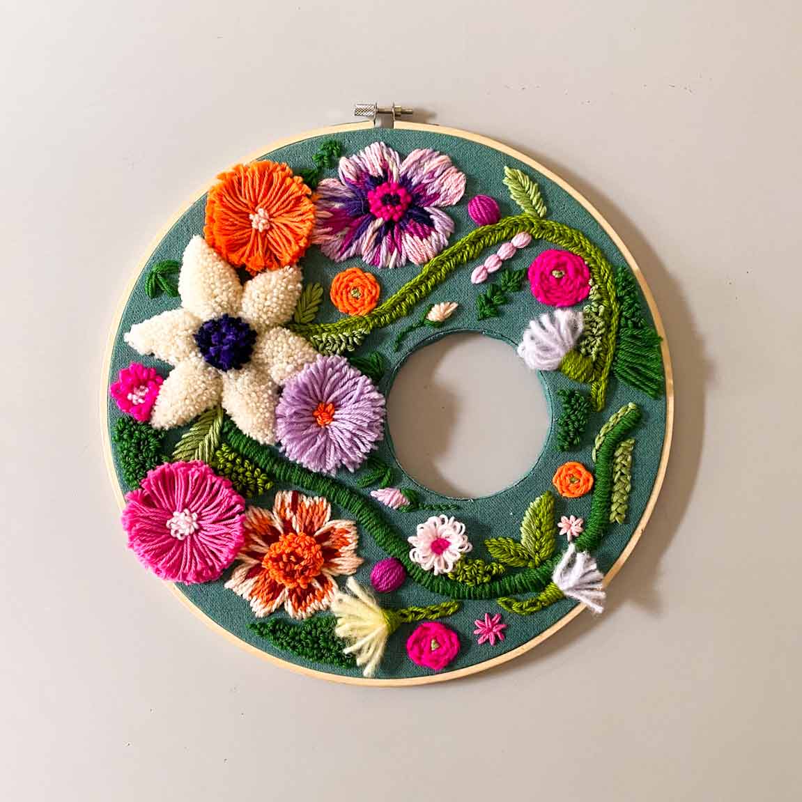 Taller de Puntos avanzados, flores con Aguja Mágica / online