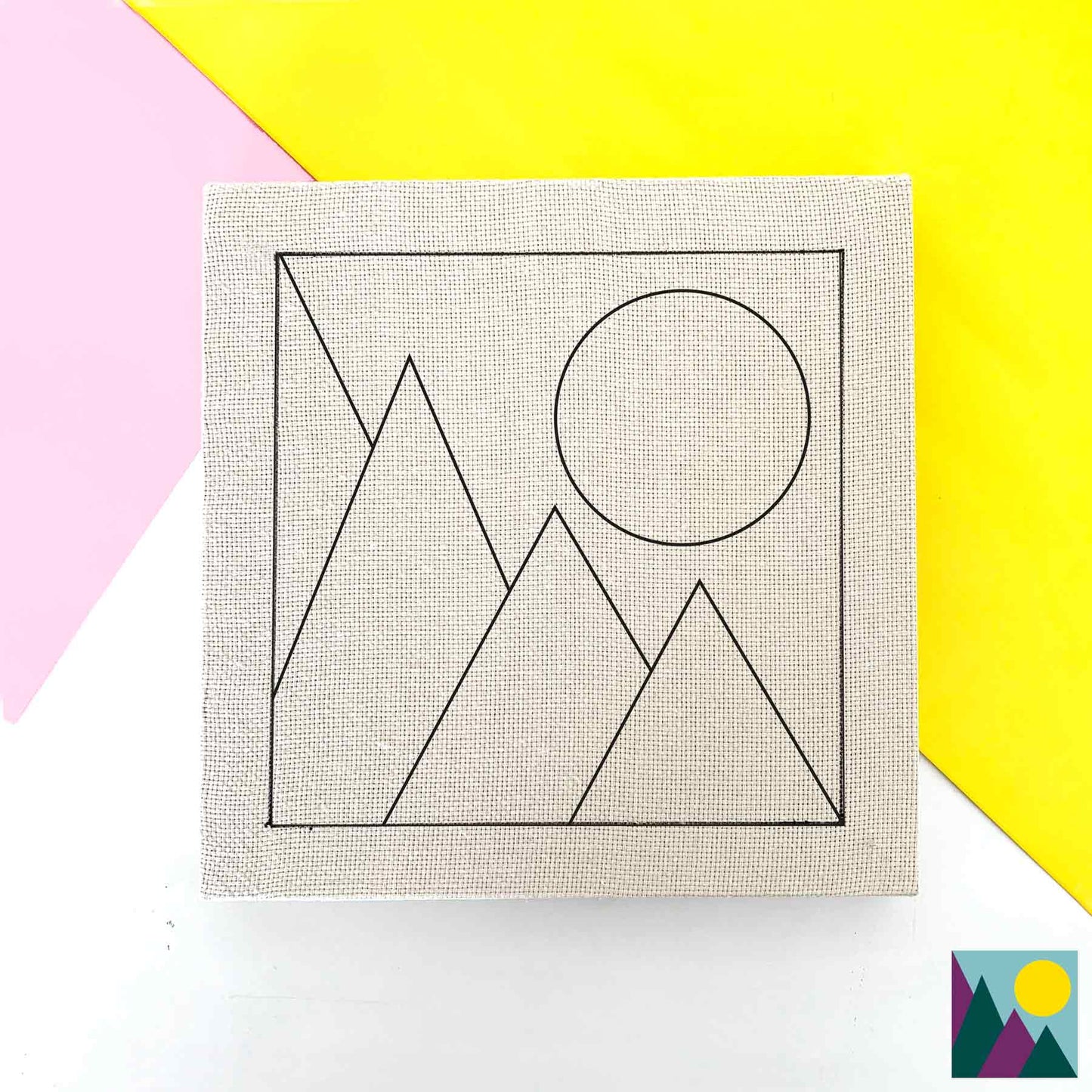 Bastidor de 25 cm Diseño Montañas